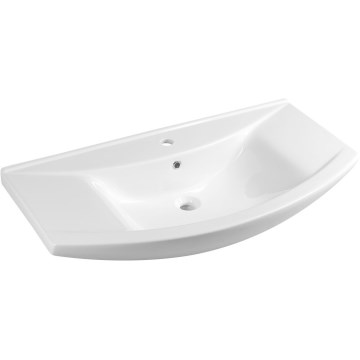 Aqualine - ZERO Recessed Washbasin 97x51 cm Ceramic/White