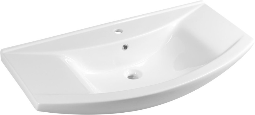 Aqualine - ZERO Recessed Washbasin 97x51 cm Ceramic/White