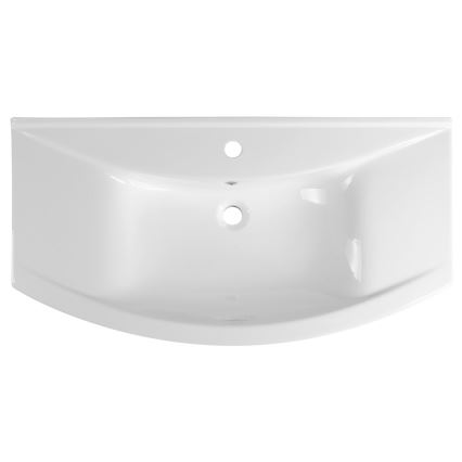 Aqualine - ZERO Recessed Washbasin 97x51 cm Ceramic/White