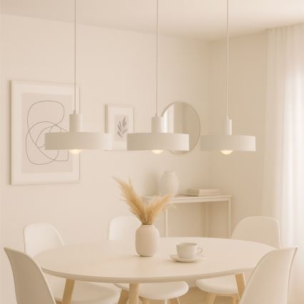 ARCANE Cable Pendant Light 3x E27/60W/230V, White