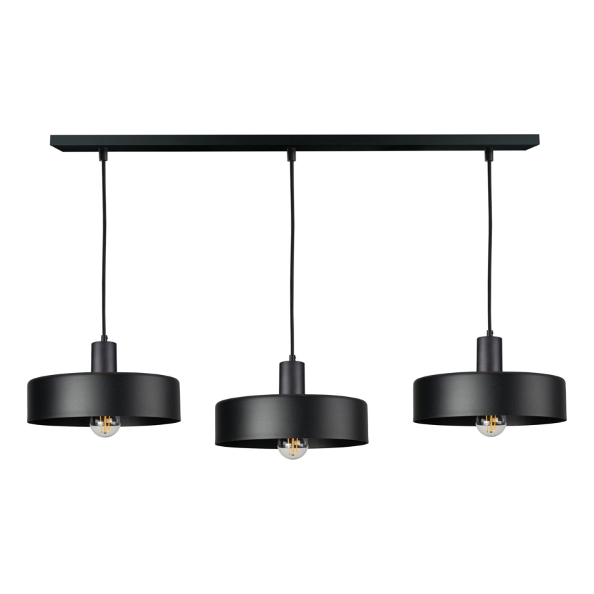 ARCANE Cable Pendant Light 3xE27/60W/230V, Black