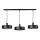 ARCANE Cable Pendant Light 3xE27/60W/230V, Black