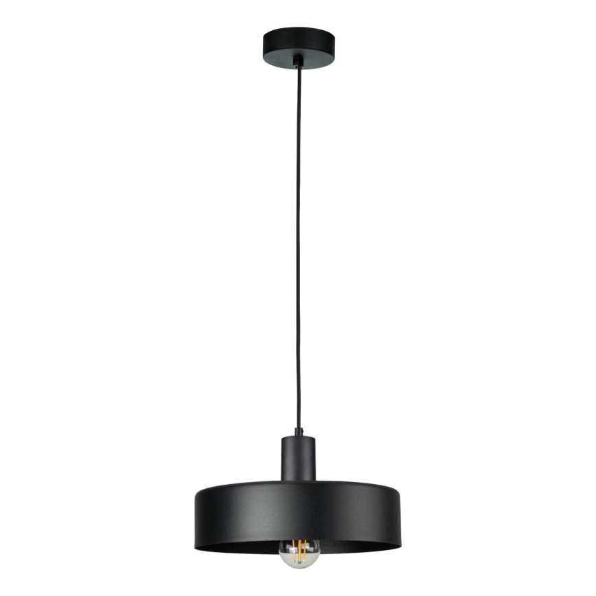 ARCANE cable-suspended pendant light 1xE27/60W/230V, black