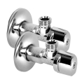 Arco - ARCO A-80 corner valve, set of 2, polished chrome