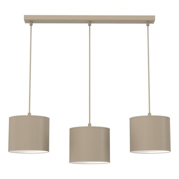 ARDEN cable pendant lamp 3xE27/15W/230V, beige
