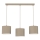 ARDEN cable pendant lamp 3xE27/15W/230V, beige