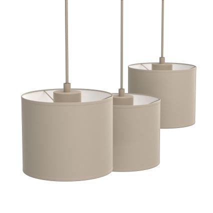 ARDEN cable pendant lamp 3xE27/15W/230V, beige