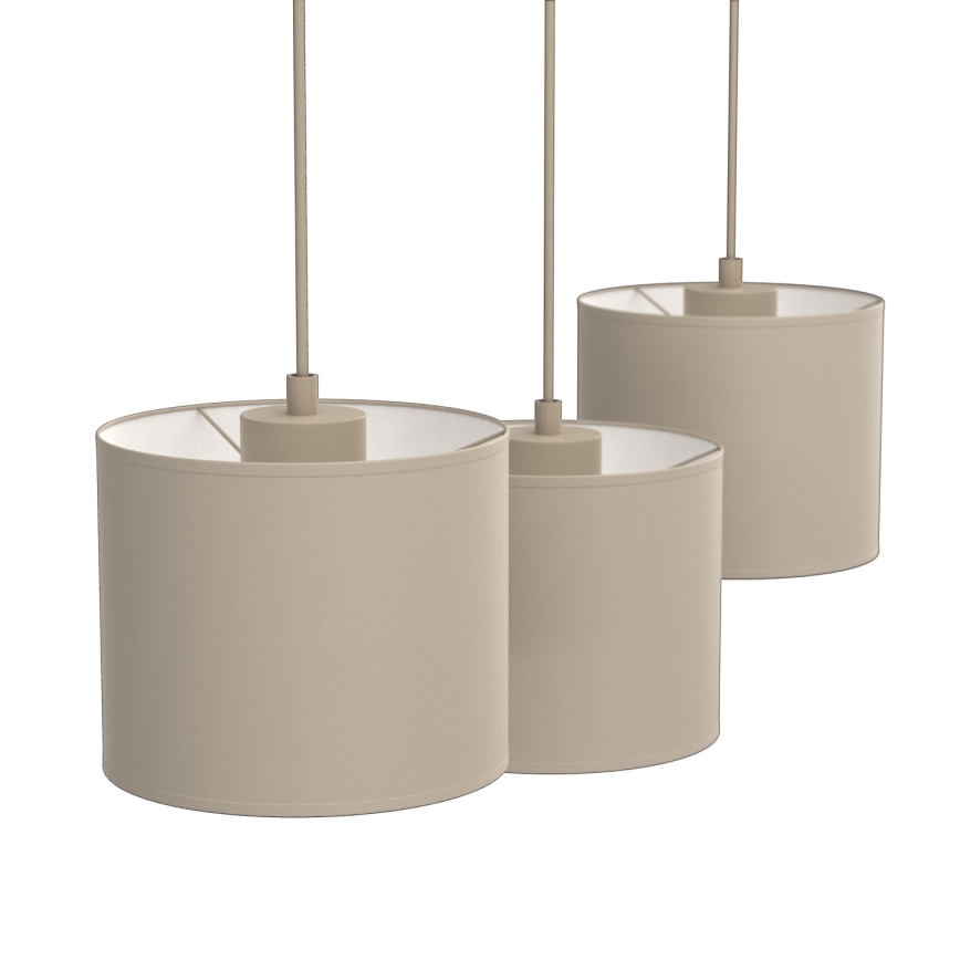 ARDEN cable pendant lamp 3xE27/15W/230V, beige