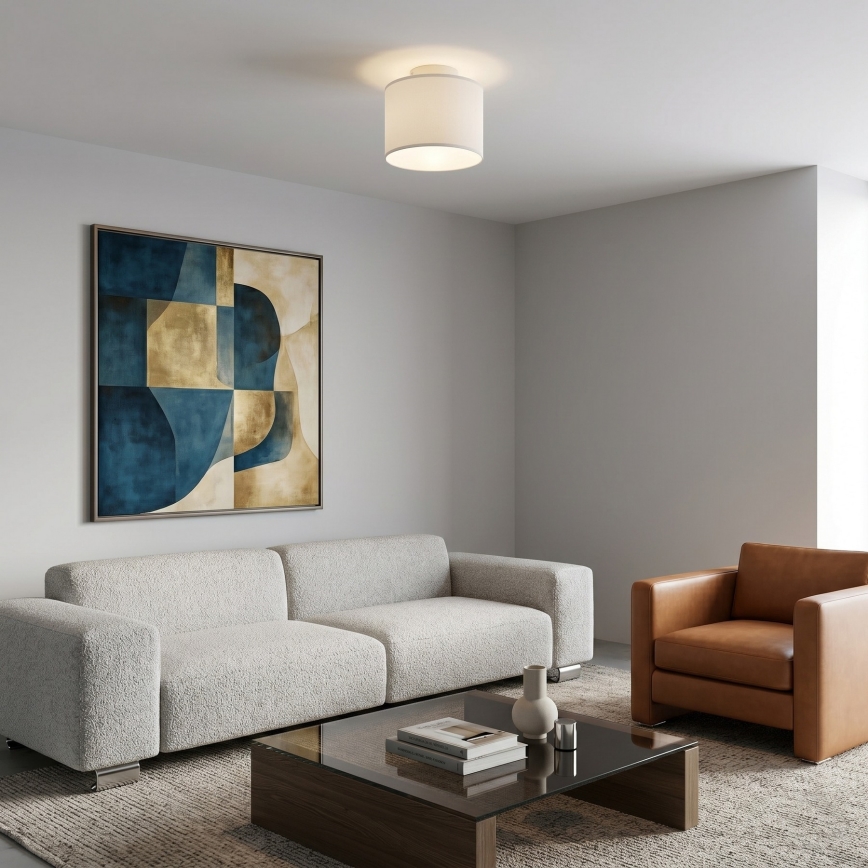 ARDEN Ceiling Light 1xE27/15W/230V, Ø 18 cm, White