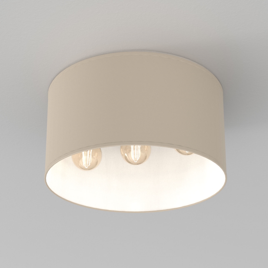 ARDEN Ceiling Light, 3×E27 (15 W per bulb) / 230 V, Ø 40 cm, Beige