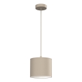 ARDEN Cord Pendant Lamp 1xE27/15W/230V, diam. 18 cm, Beige