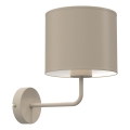 ARDEN Wall Lamp, 1x E27/15W/230V, Beige