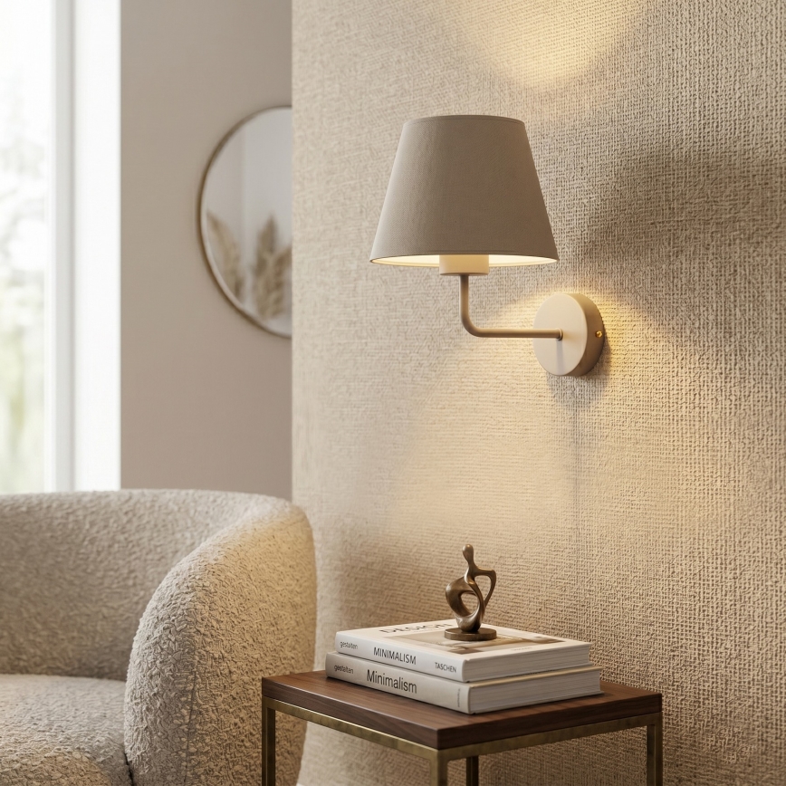 ARDEN Wall Lamp 1xE27/15W/230V Beige