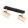 Argon 0889 - Spotlight LAGOS 2xGU10/5W/230V brass/black