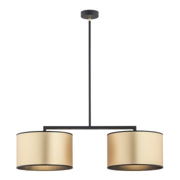Argon 0898 - Chandelier on a pole KARIN 2xE27/15W/230V brass/black