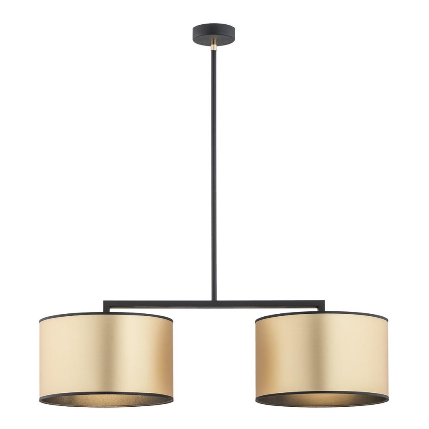 Argon 0898 - Chandelier on a pole KARIN 2xE27/15W/230V brass/black