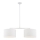 Argon 0900 - Chandelier on a pole KARIN 2xE27/15W/230V white