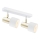 Argon 0927 - Spotlight DORIA 2xE27/15W/230V white/brass