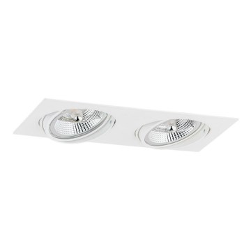 Argon 1046 - Recessed light OLIMP 2xGU10-AR111/12W/230V white