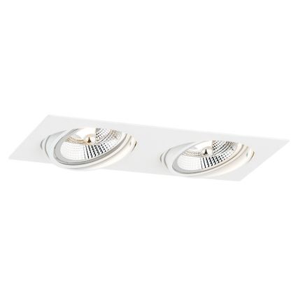 Argon 1046 - Recessed light OLIMP 2xGU10-AR111/12W/230V white