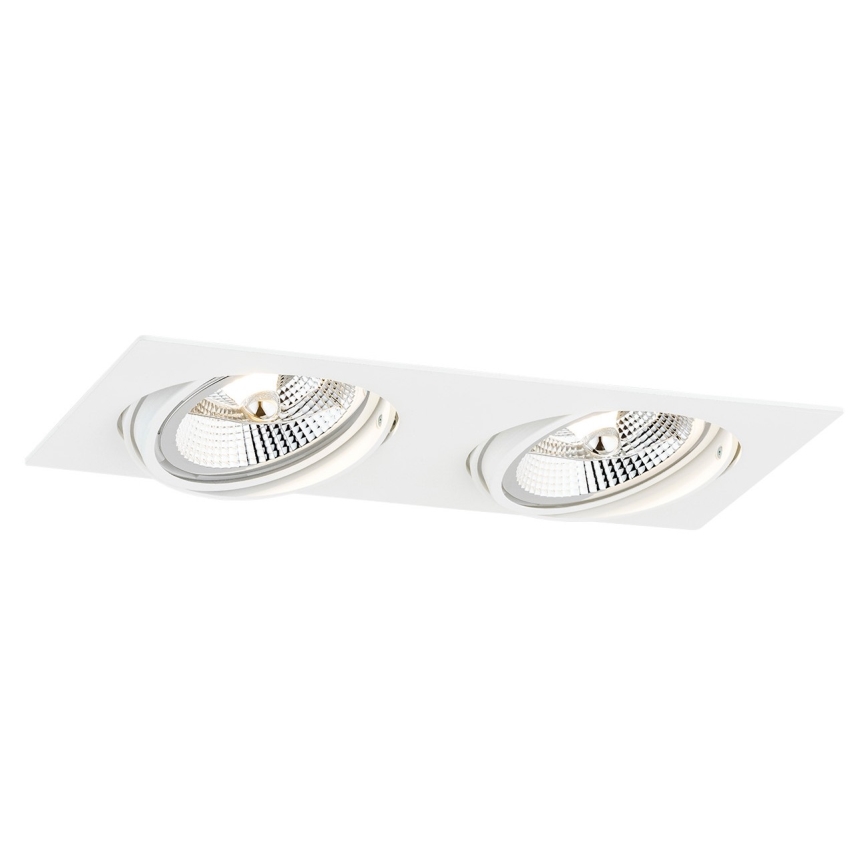 Argon 1046 - Recessed light OLIMP 2xGU10-AR111/12W/230V white