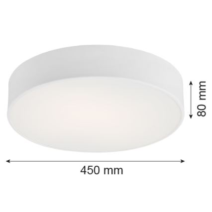 Argon 1188 - Ceiling light DARLING 3xE27/15W/230V d. 45 cm white