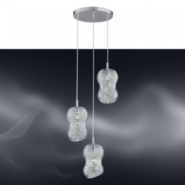 Argon 1356 - LED Chandelier on a string COMO 3xLED/5W/230V