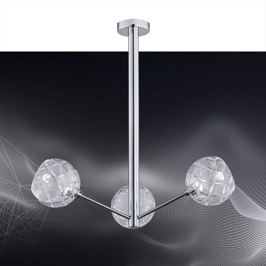 Argon 1358 - LED Pendant chandelier BELLUNO 3xLED/5W/230V