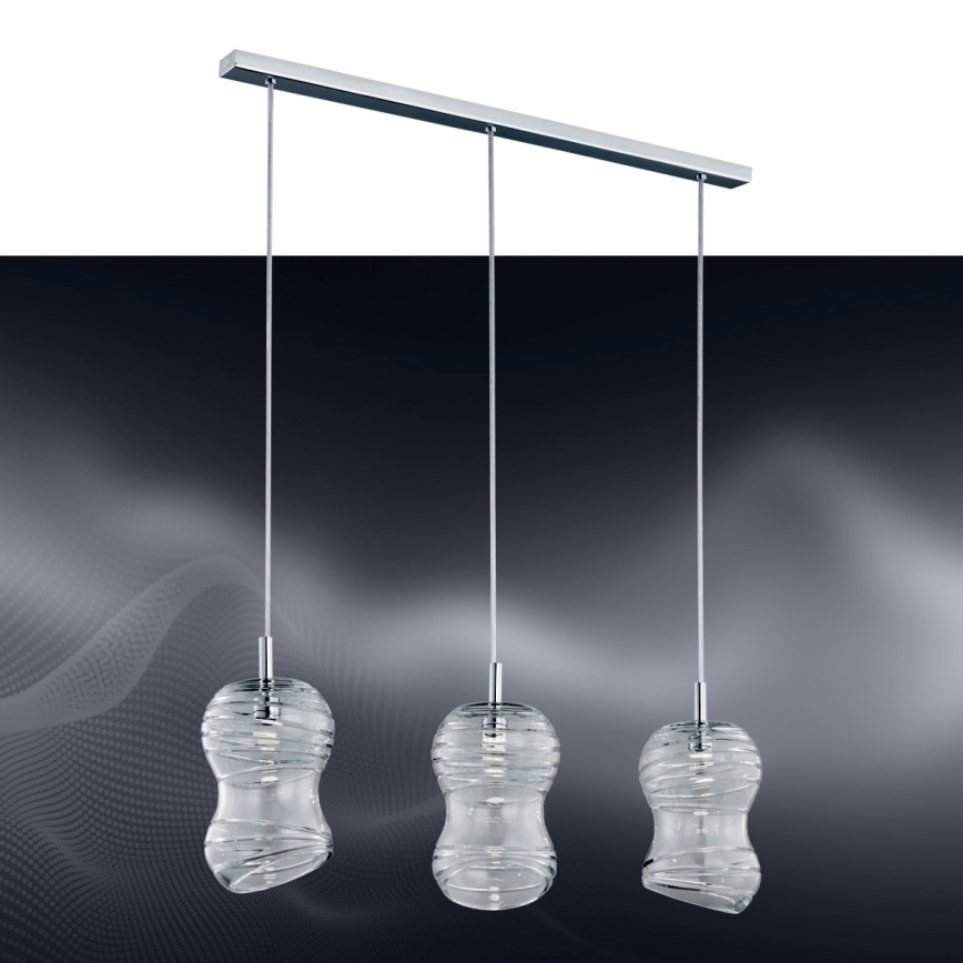 Argon 1366 - LED Chandelier on a string COMO 3xLED/5W/230V