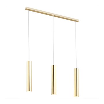 Argon 1443 - Chandelier on a string GOMERA 3xGU10/5W/230V brass