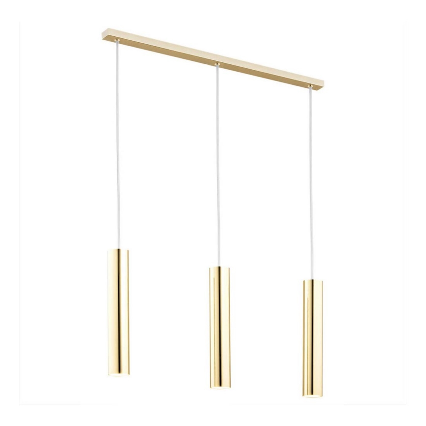 Argon 1443 - Chandelier on a string GOMERA 3xGU10/5W/230V brass