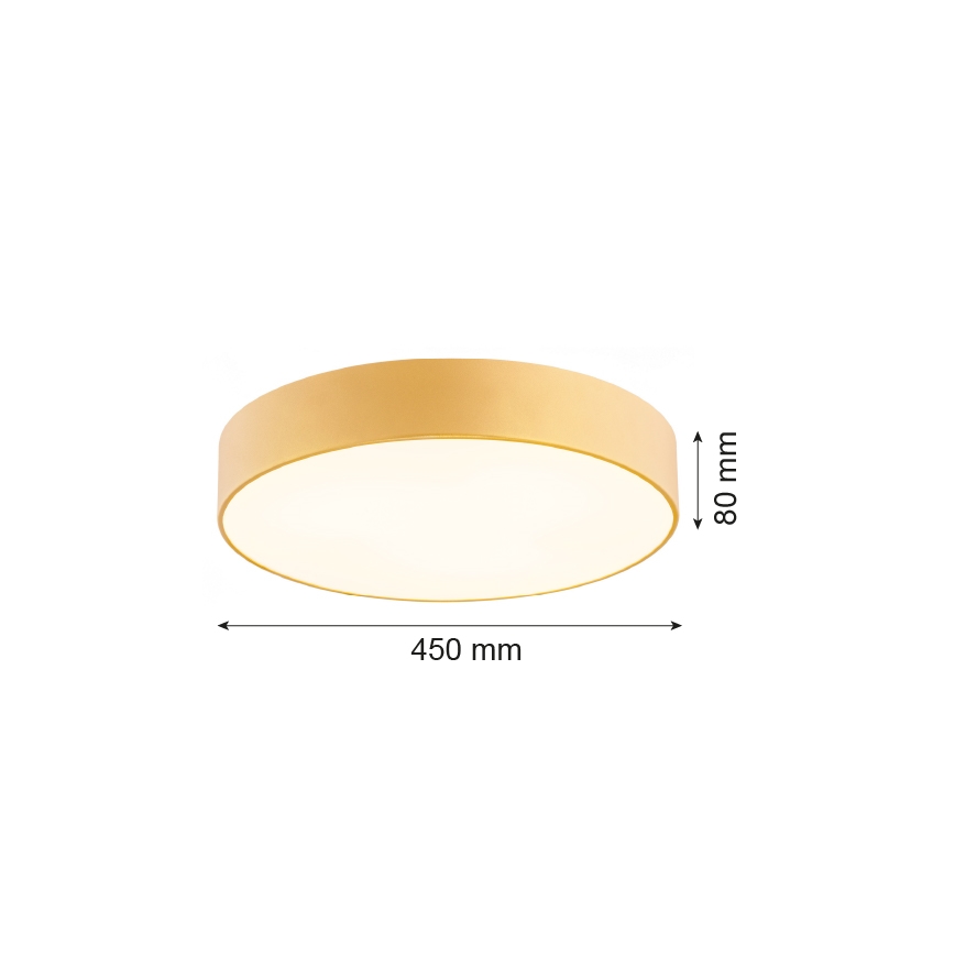 Argon 1458 - Ceiling light DARLING 3xE27/15W/230V d. 45 cm gold