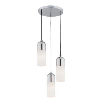 Argon 1465 - Chandelier on a string BURGOS 3xE27/15W/230V shiny chrome
