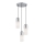 Argon 1465 - Chandelier on a string BURGOS 3xE27/15W/230V shiny chrome