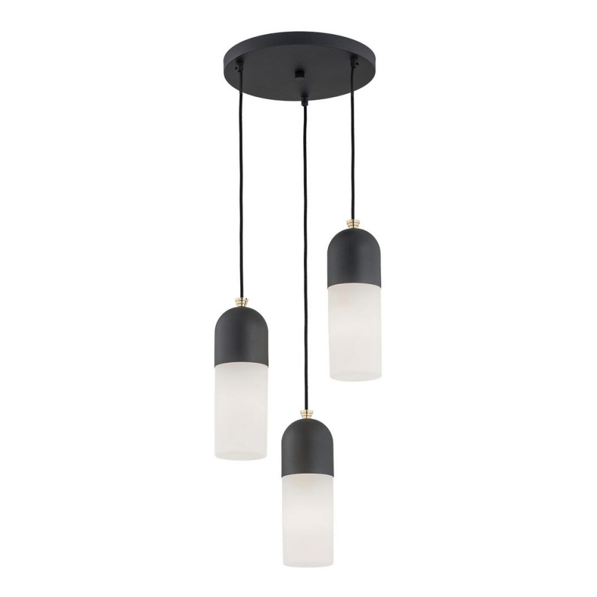 Argon 1467 - Chandelier on a string BURGOS 3xE27/15W/230V black