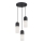 Argon 1467 - Chandelier on a string BURGOS 3xE27/15W/230V black