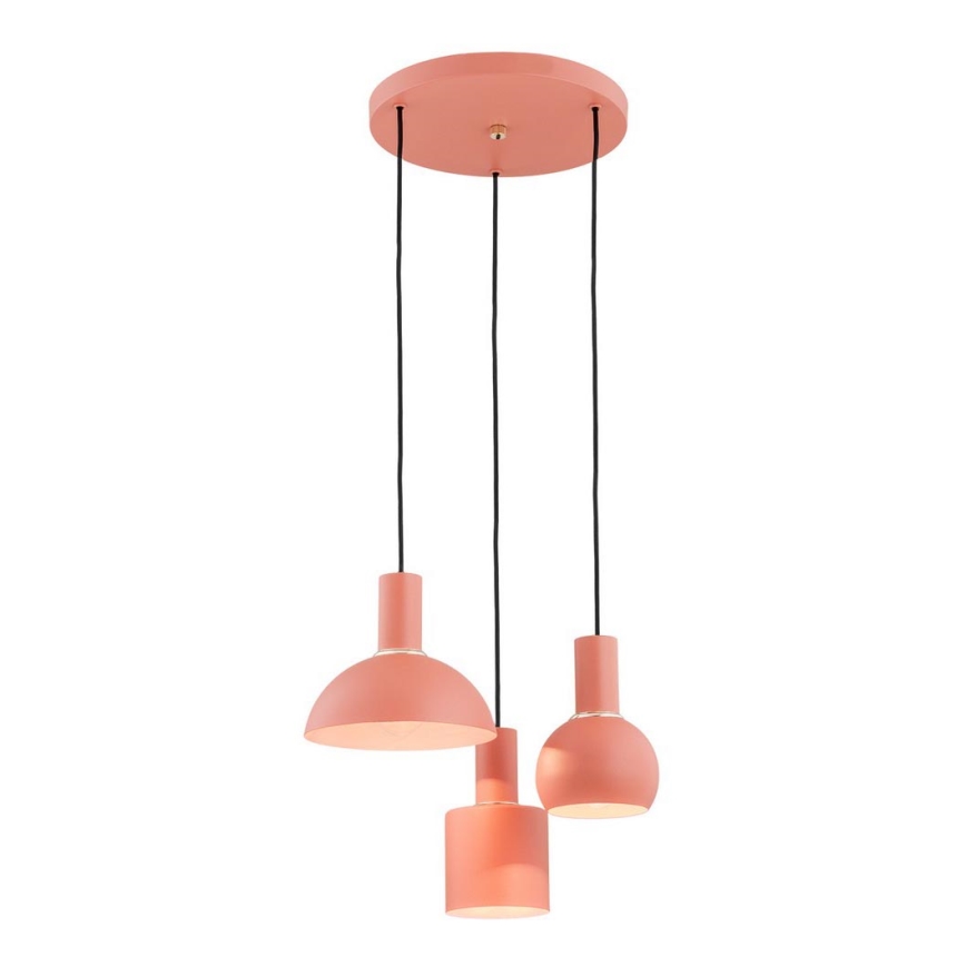 Argon 1469 - Chandelier on a string SINES 3xE27/15W/230V orange