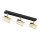 Argon 1474 - Spotlight LAGOS 3xGU10/5W/230V brass/black