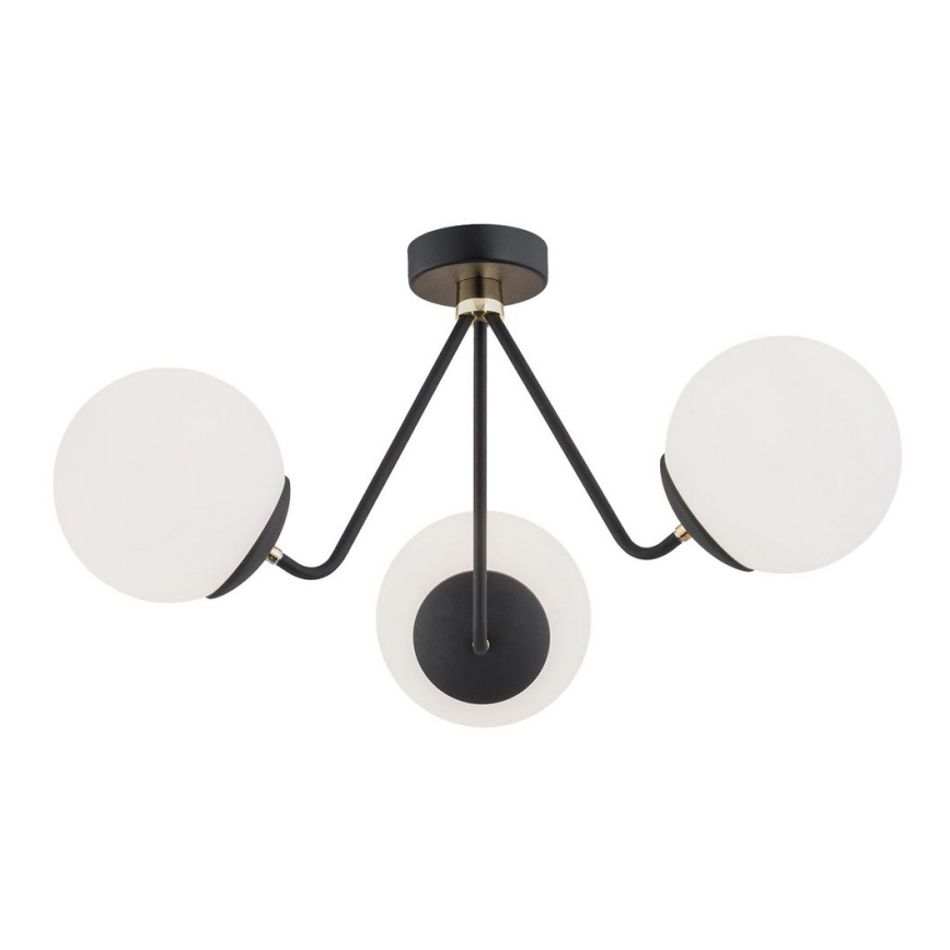 Argon 1478 - Surface-mounted chandelier TOMAR 3xE27/15W/230V black