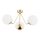 Argon 1481 - Surface-mounted chandelier TOMAR 3xE27/15W/230V brass