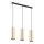 Argon 1486 - Chandelier on a string LINEA 3xE27/15W/230V brass/black