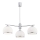 Argon 1487 - Chandelier on a pole MARBELLA 3xE27/15W/230V shiny chrome