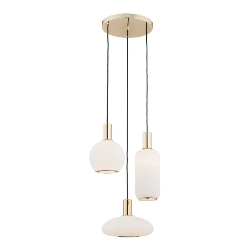 Argon 1489 - Chandelier on a string SAGUNTO 3xE27/15W/230V brass