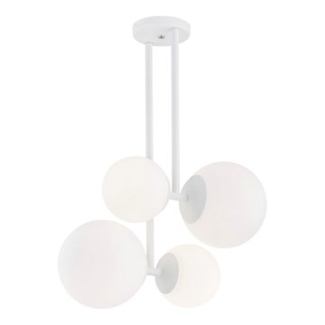 Argon 1644 - Chandelier on a pole ASPEN 4xE27/15W/230V white