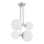 Argon 1646 - Chandelier on a pole ASPEN 4xE27/15W/230V shiny chrome