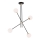 Argon 1696 - Chandelier on a stick ABSTRACT 4xE14/7W/230V black