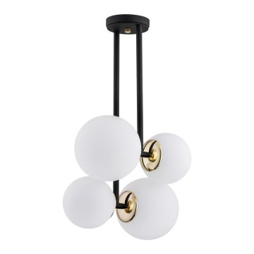 Argon 1739 - Chandelier on a pole MORITZ 4xE27/15W/230V