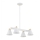 Argon 1773 - Chandelier on a pole AVALONE 4xE27/15W/230V white/gold