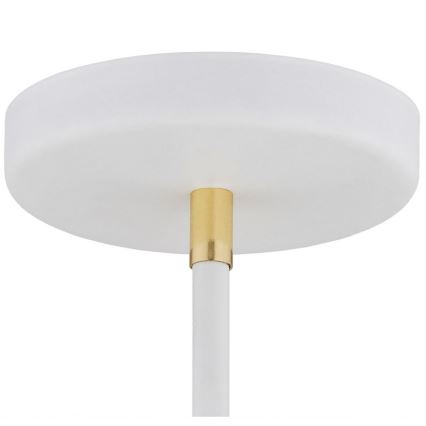 Argon 1773 - Chandelier on a pole AVALONE 4xE27/15W/230V white/gold