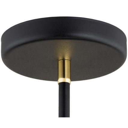 Argon 1774 - Chandelier on a pole AVALONE 4xE27/15W/230V black/gold